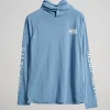 Salty Crew Long Sleeve Shirts Mens|Flies<Alpha Flag Pinnacle Mask Marine Blue