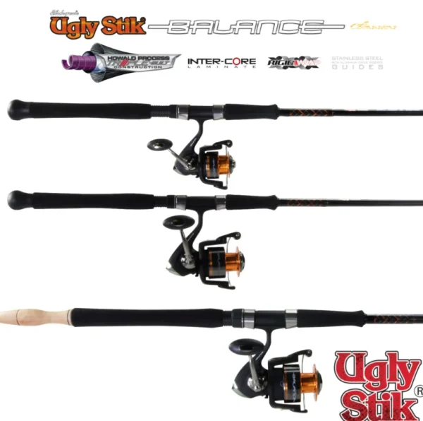 Shakespeare Flies|Pre-Mounted Rod And Reel Combos<Ugly Stik Balance 662MH 5-8kg Combo