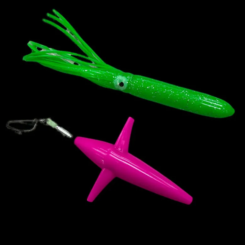 TackleWest Teasers|Teasers<Angler 5in Bird Octopus Teaser Rigged
