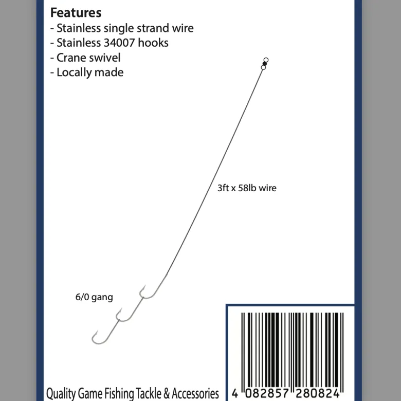 Angler Pre-made Rigs|Flies<Wire Gang Rig