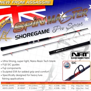 Assassin Flies|Fishing Rods<Spinmaster Pro Shore Game