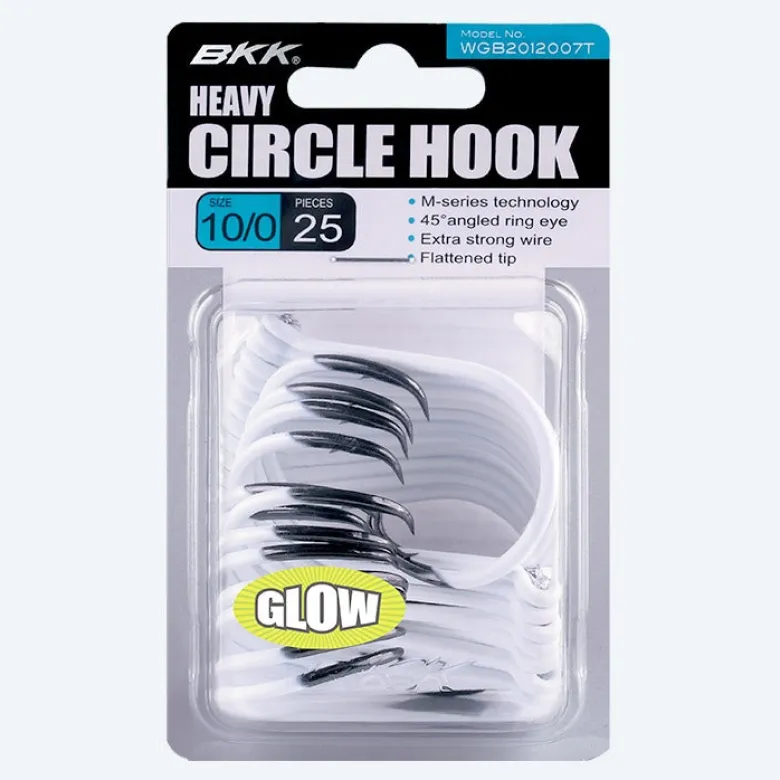 BKK Bait Hooks|Flies<Glow Heavy Circle 25pk