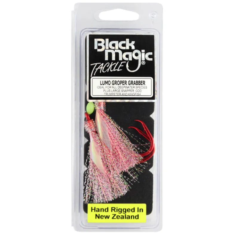 Black Magic Pre-made Rigs|Flies<Groper Grabber Blue