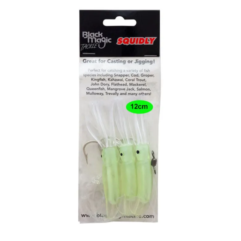 Black Magic Pre-made Rigs|Flies<Squidly 9cm