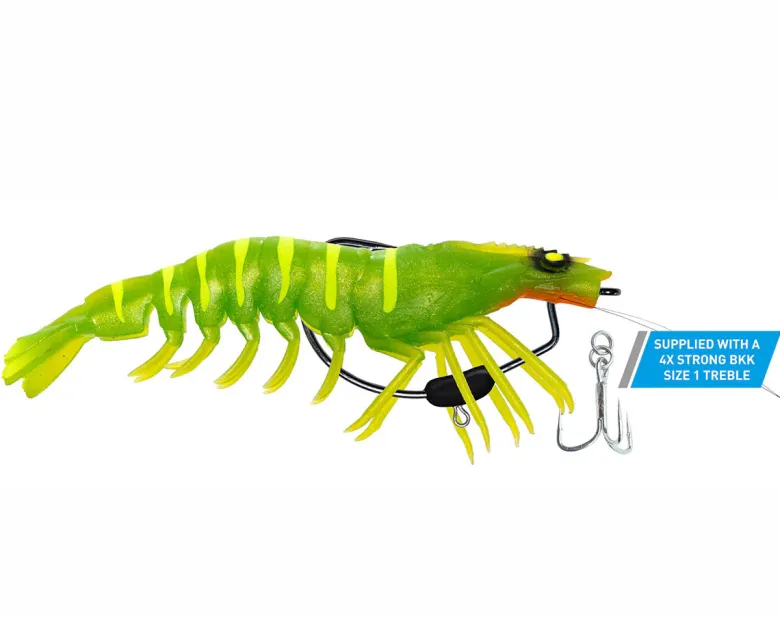 TackleWest Soft Plastic Lures|Flies<Chasebaits Flick Prawn 180