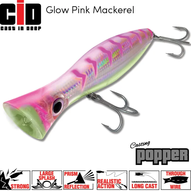 CID Popper Lures|Flies<Casting Popper 160