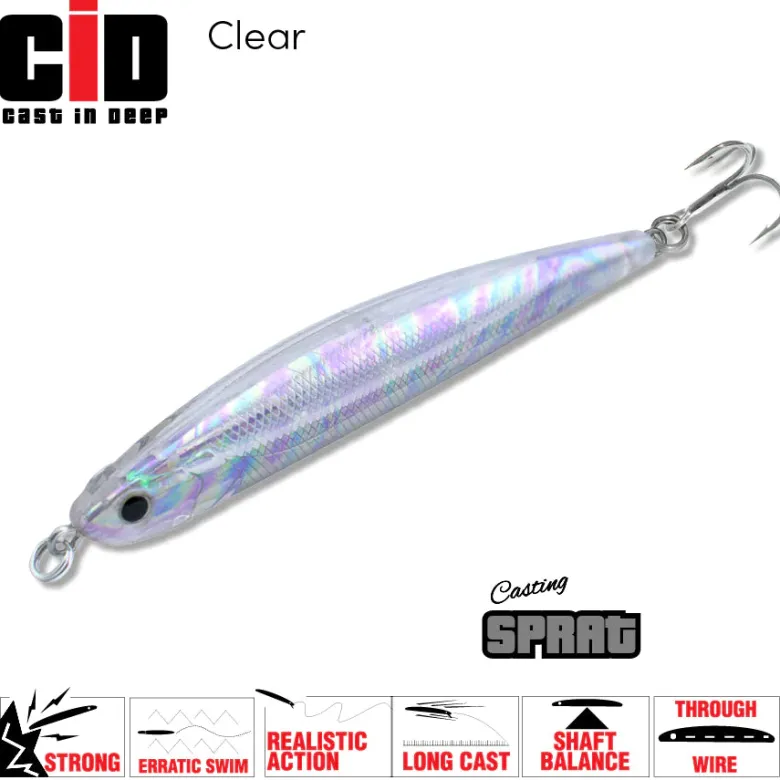 TackleWest Stickbaits|Flies<CID Casting Sprat 80