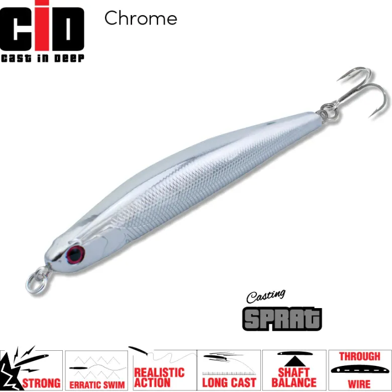 TackleWest Stickbaits|Flies<CID Casting Sprat 80