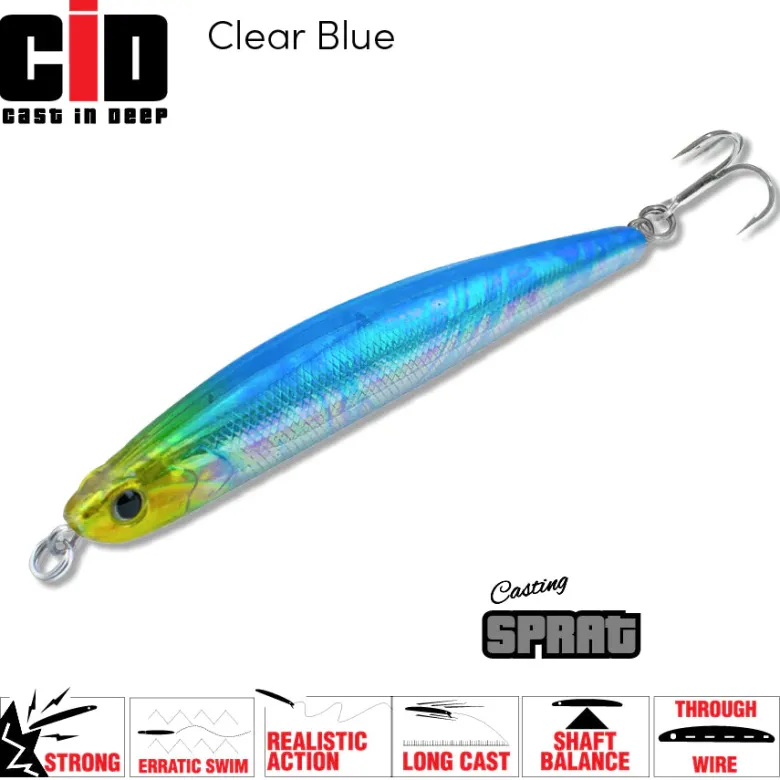 TackleWest Stickbaits|Flies<CID Casting Sprat 80