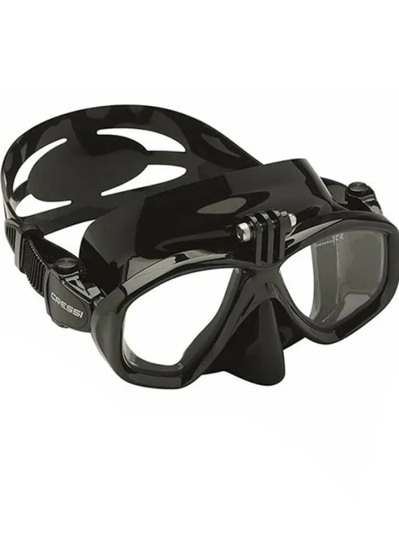Cressi Dive Masks|Flies<Action Mask Black/Blue