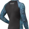 Cressi Dive Wetsuits|Flies<Cobia Hooded Top Long Sleeves 1mm Blue Camo