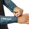 Cressi Dive Wetsuits|Flies<Cobia Hooded Top Long Sleeves 1mm Blue Camo
