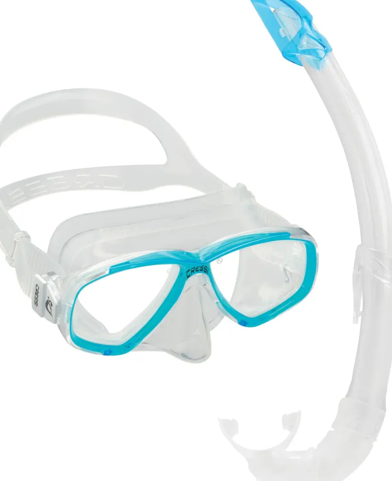 Cressi Dive Sets|Flies<Perla and Mexico Mask/Snorkel Set