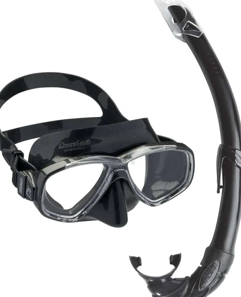 Cressi Dive Sets|Flies<Perla and Mexico Mask/Snorkel Set