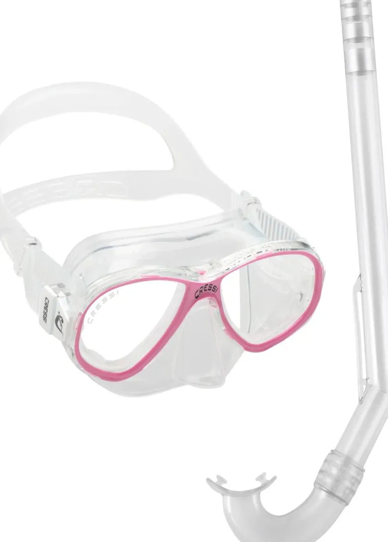 Cressi Dive Masks|Flies<Perla Junior and Minigringo Mask/Snorkel Set