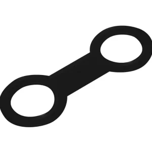 Cressi Dive Snorkels|Flies<Silicone Snorkel Keeper Black