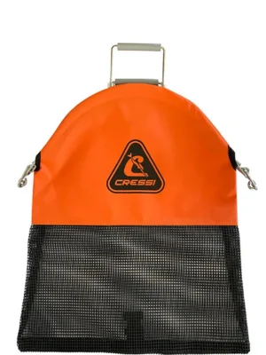 Cressi Dive Catch Bags|Flies<Spring Loaded Catch Bag Medium Orange