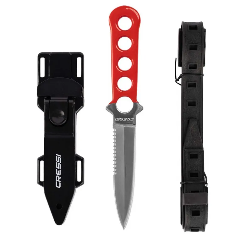 Cressi Dive Knives|Flies<Taipan Knife Red