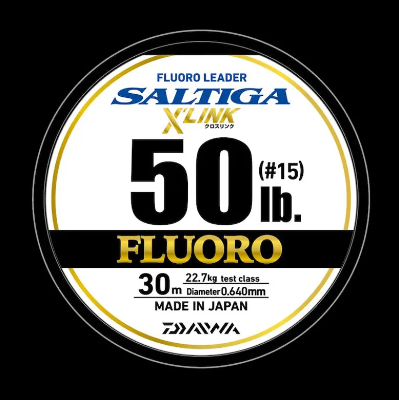Daiwa Flies|Fluorocarbon Leaders<Saltiga Fluorocarbon X-Link Leader 30m