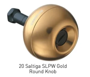 Daiwa Flies|Fishing Reel Parts<SLPW 20 Saltiga Round Knob Gold