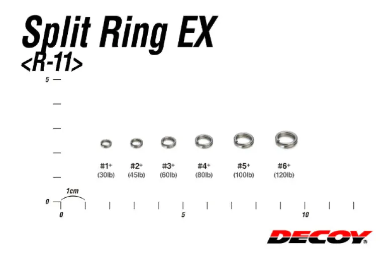 Decoy Solid And Split Rings|Flies<R-11 Split Ring EX