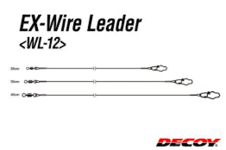 Decoy Terminal Fishing Tackle|Flies<WL-12 EX Wire Leader