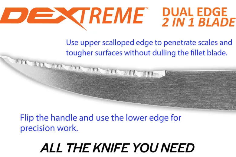 Dexter Filleting Knives|Flies<Dextreme Dual Edge Stiff Fillet Knife 8inch