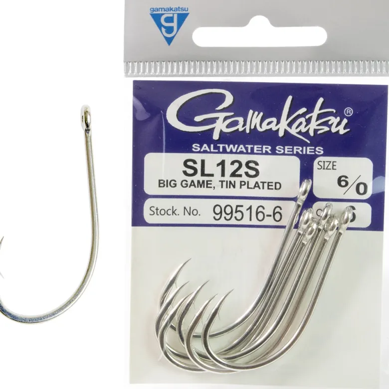 Gamakatsu Lure Hooks|Flies<SL12S Big Game Hooks