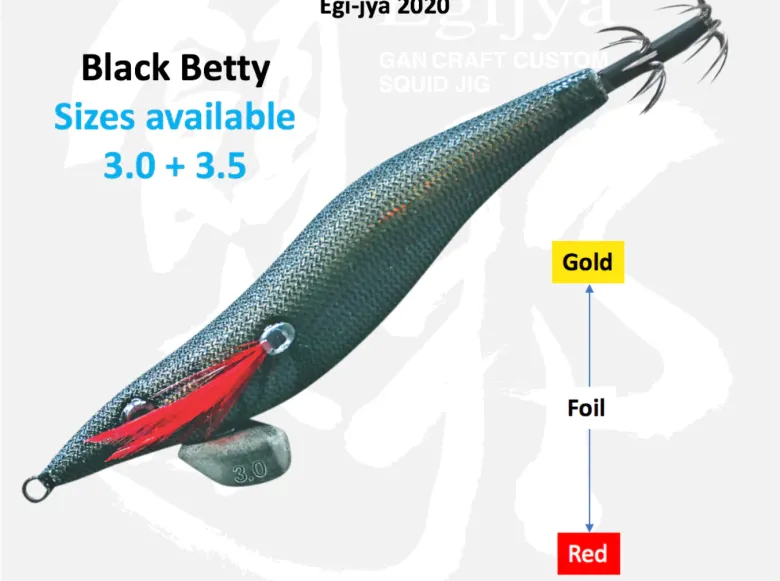 TackleWest Squid Jigs|Flies<Gan Craft Egi-Jya 3.5