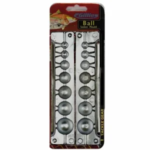 Gillies Sinker Moulds|Flies<Large Ball Combo Sinker Mould