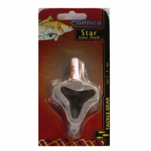 Gillies Sinker Moulds|Flies<Star Sinker Mould