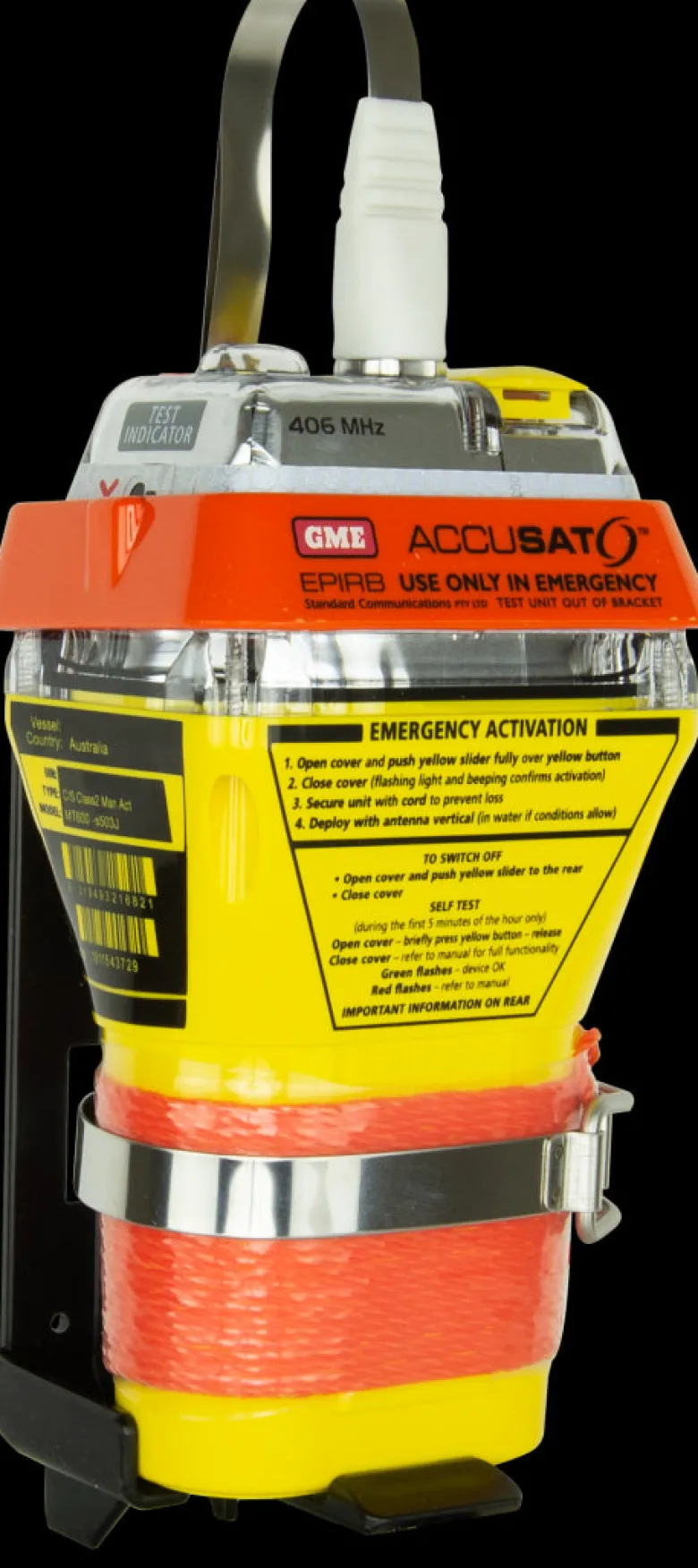 GME Safety And Inflatable PFDs|Flies<Epirb MT600G manual activation