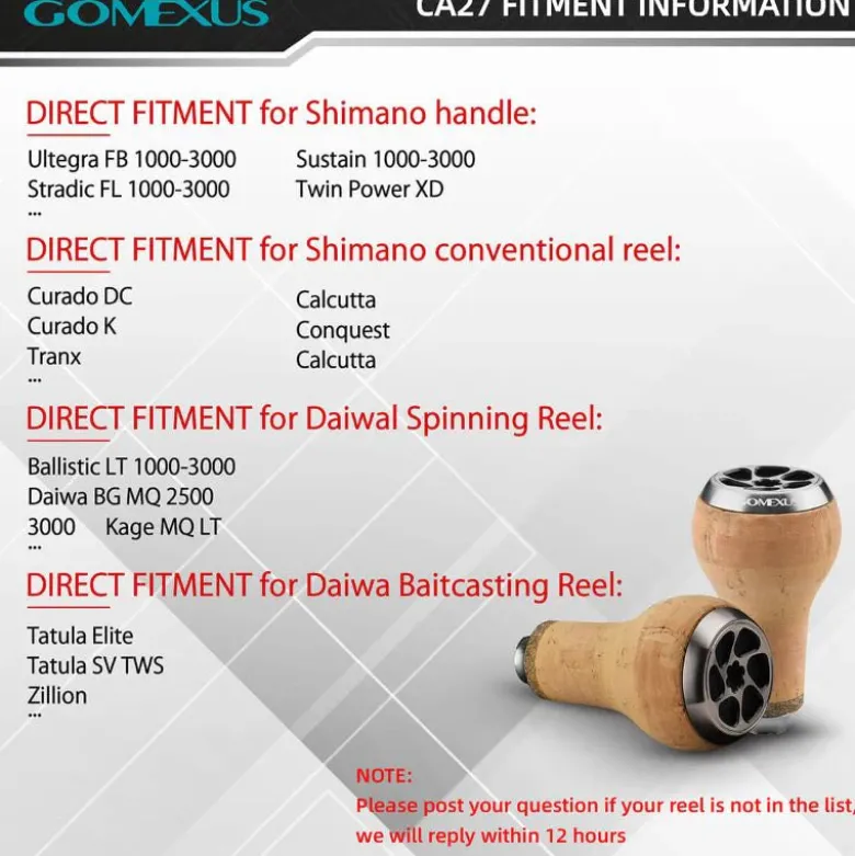 Gomexus Flies|Fishing Reel Parts<Cork Knob 27mm