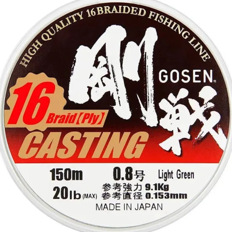 Gosen Flies|Fishing Lines<16 Ply Casting PE 150m