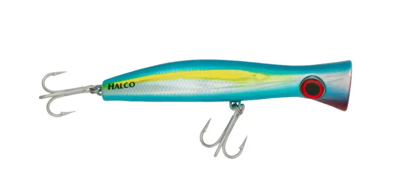 Halco Popper Lures|Flies<Roosta Popper 195