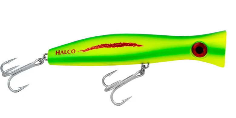 Halco Popper Lures|Flies<Roosta Popper 195
