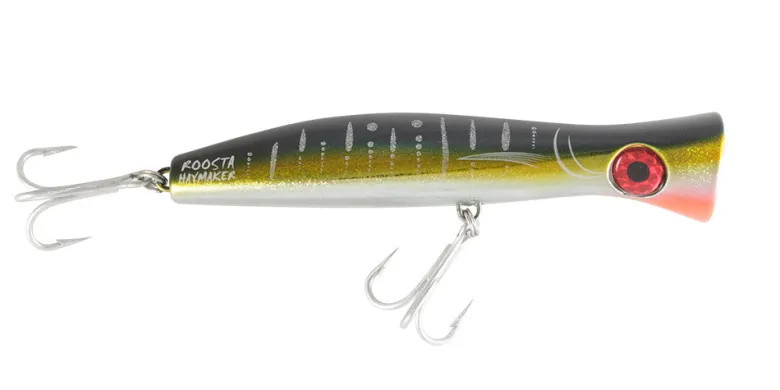 Halco Popper Lures|Flies<Roosta Popper 195