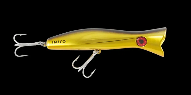 Halco Popper Lures|Flies<Roosta Popper 160