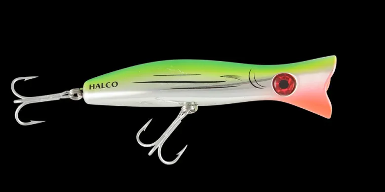 Halco Popper Lures|Flies<Roosta Popper 160