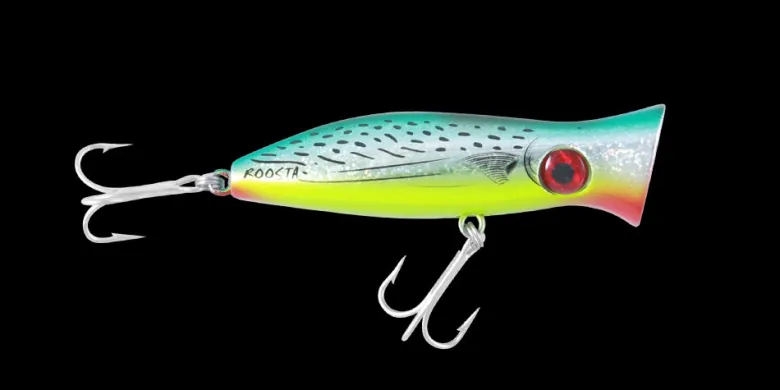 Halco Popper Lures|Flies<Roosta Popper 80