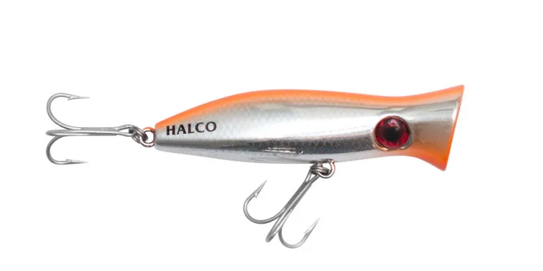 Halco Popper Lures|Flies<Roosta Popper 80