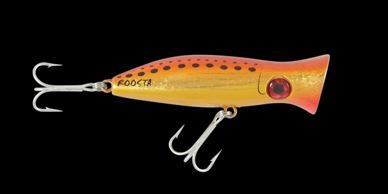 Halco Popper Lures|Flies<Roosta Popper 80