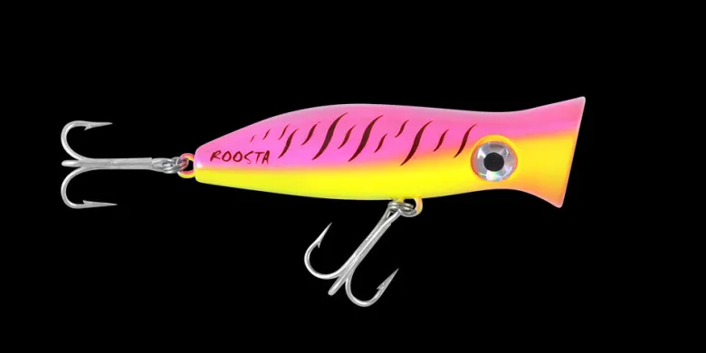 Halco Popper Lures|Flies<Roosta Popper 80