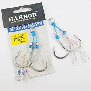 Harbor Assist Hooks|Flies<Deep Drop Assist Short 2-pack