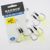 Harbor Assist Hooks|Flies<Twin Assist Chartreuse/UV 2-pack