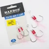 TackleWest Assist Hooks|Flies<Harbor Twin Assist Pink/UV 2-pack
