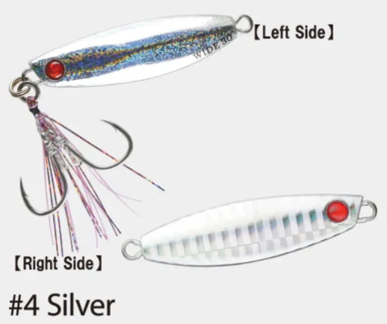 Hayabusa Micro Jigs|Flies<Jack Eye Shot Slow Wide 20g