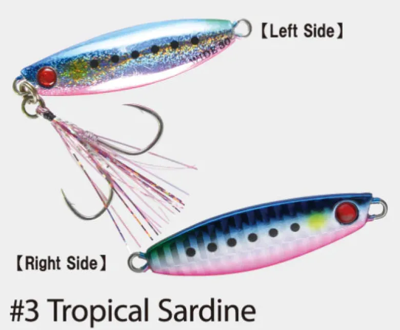 Hayabusa Micro Jigs|Flies<Jack Eye Shot Slow Wide 20g