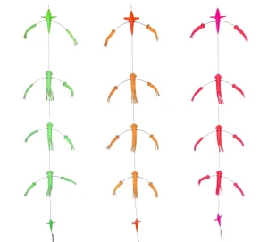 TackleWest Teasers|Teasers<Hookem Flip Flop Teaser 7in Exciter Bird with 7 and 5in Squids