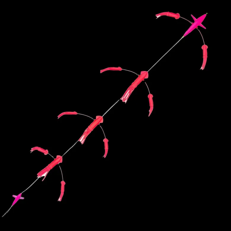 TackleWest Teasers|Teasers<Hookem Flip Flop Teaser 7in Exciter Bird with 7 and 5in Squids